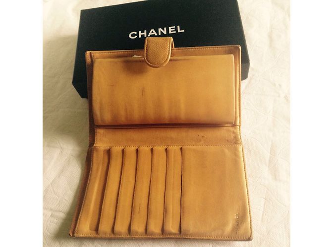 Chanel vintage Wallet Beige - view 8