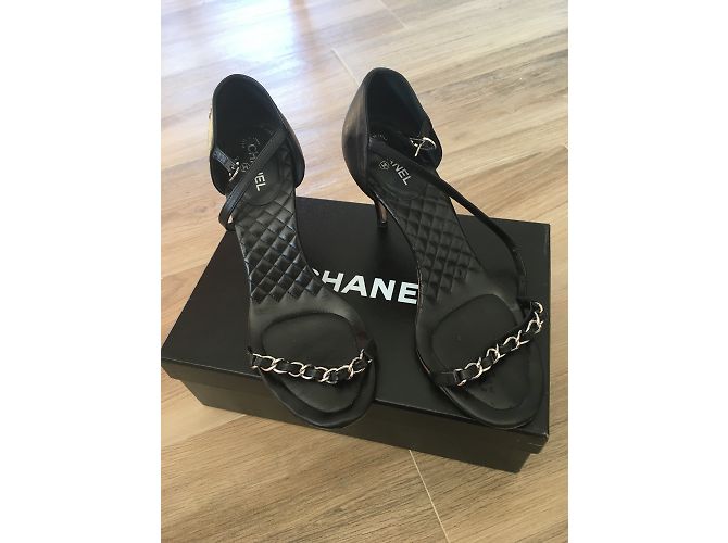 Chanel Sandalen Schwarz - Ansicht 3