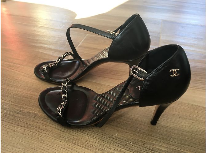 Chanel Sandalen Schwarz - Ansicht 5
