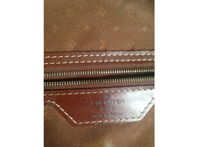 Louis Vuitton l. Vuitton suhali lockit GM Marrone - vista 10