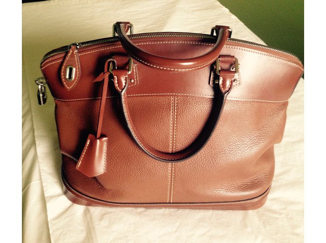 Louis Vuitton l. Vuitton suhali lockit GM Marrone - vista 4