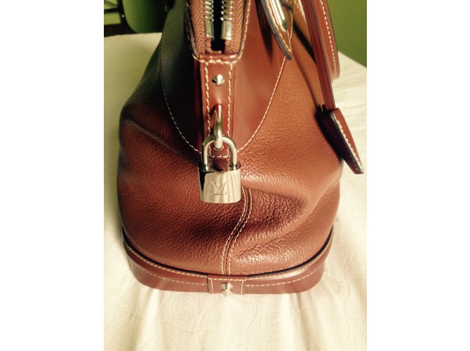 Louis Vuitton l. Vuitton suhali lockit GM Marrone - vista 5