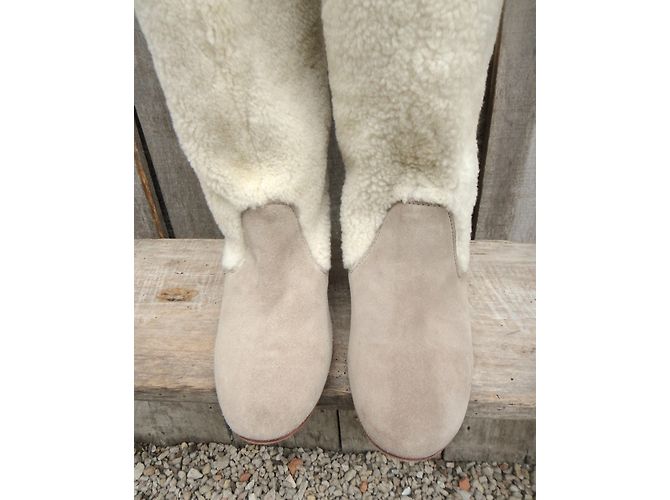 Botas See by Chloé de cuero blanco 40 - vista 5
