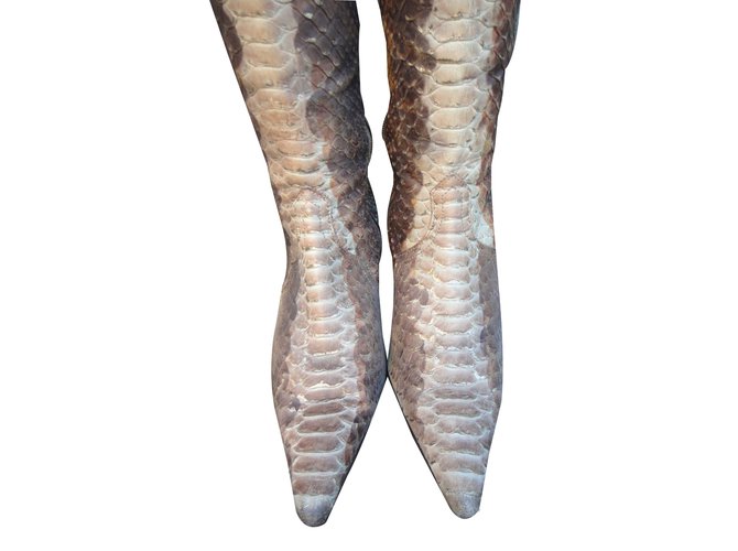 Autre Marque Botas Peter Kaiser em couro efeito python Multicor - vista 2