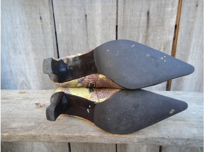 Autre Marque Botas Peter Kaiser em couro efeito python Multicor - vista 4