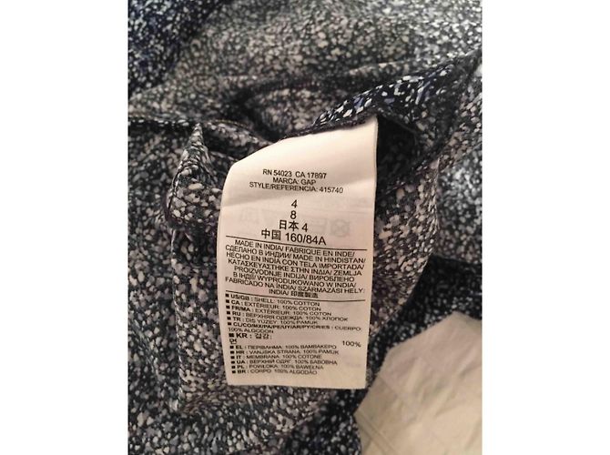 Top Gap de algodón azul marino talla 4UK - vista 3
