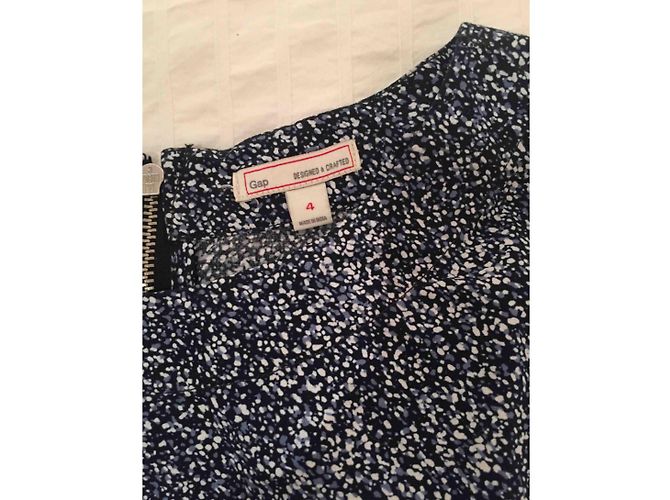 Top Gap de algodón azul marino talla 4UK - vista 4