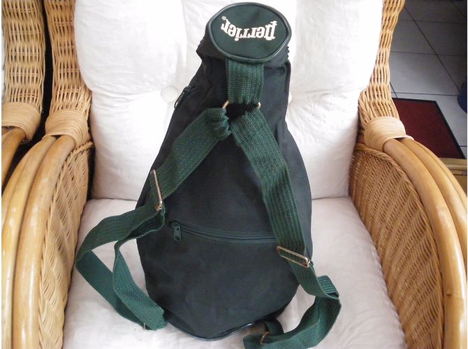 Autre Marque Rucksack aus Stoff Khaki - Ansicht 5