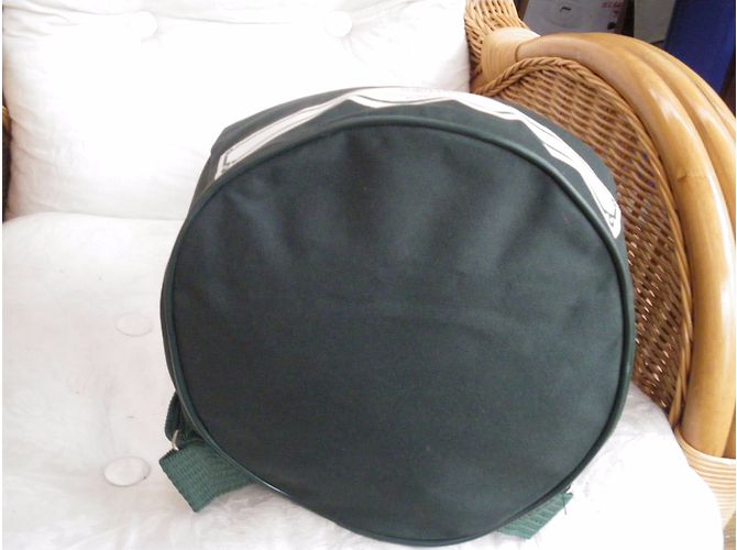 Autre Marque Rucksack aus Stoff Khaki - Ansicht 6