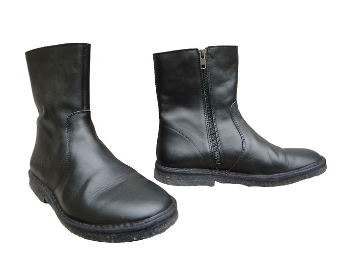Apc Black Leather Boots - view 2