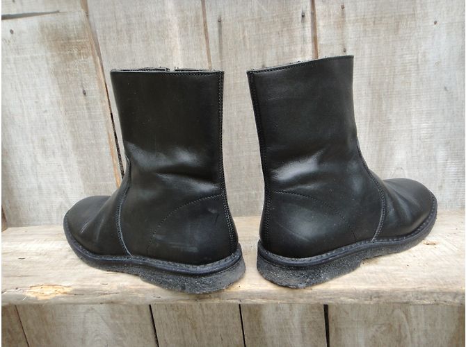 Apc Black Leather Boots - view 4