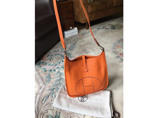 Hermès Evelyne Naranja - vista 13