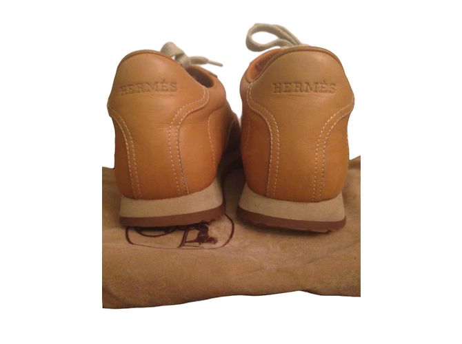 Hermès Baskets Marron - vue 2