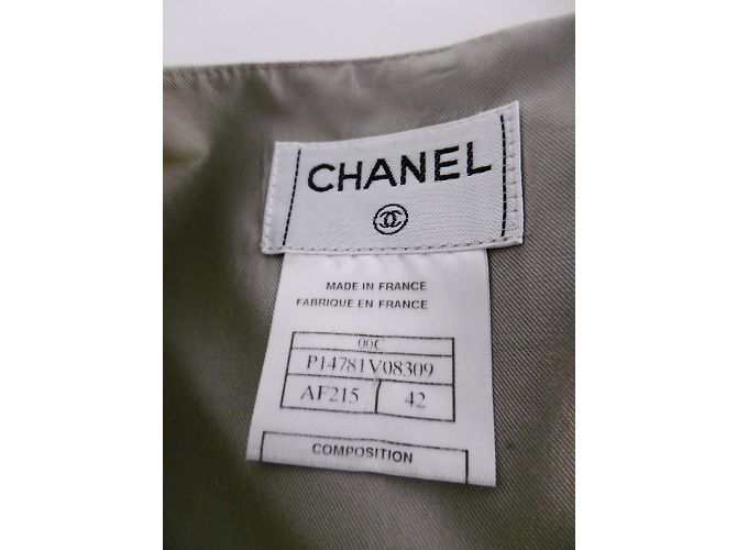 Conjunto de falda maxi y top de Chanel Verde - vista 10