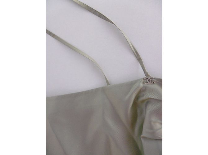 Conjunto de falda maxi y top de Chanel Verde - vista 12