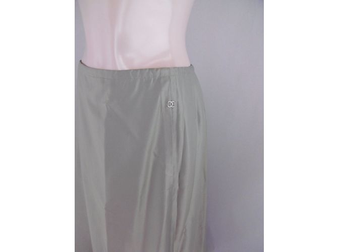 Conjunto de falda maxi y top de Chanel Verde - vista 13