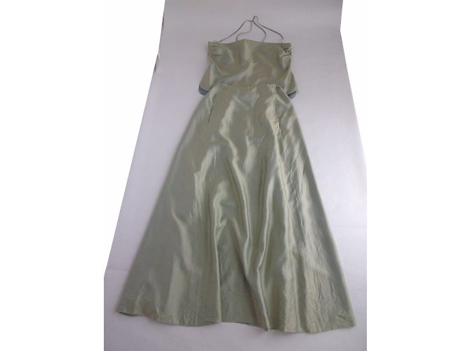 Conjunto de falda maxi y top de Chanel Verde - vista 15