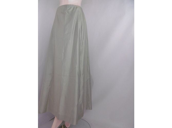 Conjunto de falda maxi y top de Chanel Verde - vista 4