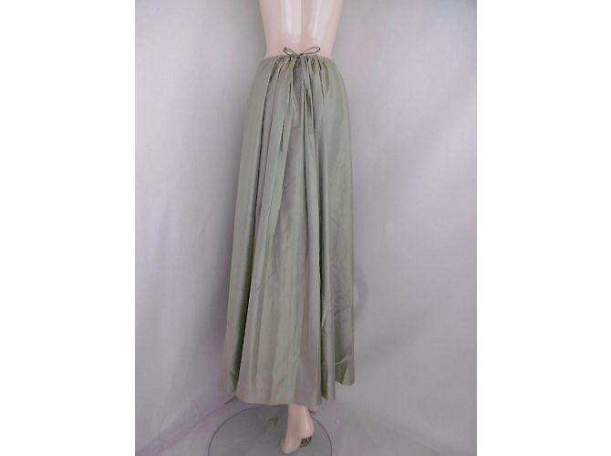 Conjunto de falda maxi y top de Chanel Verde - vista 7