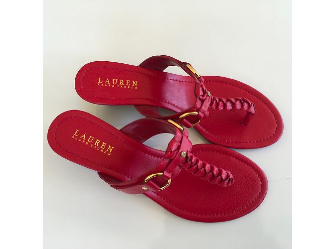 Ralph Lauren Tongs compensées - vue 4