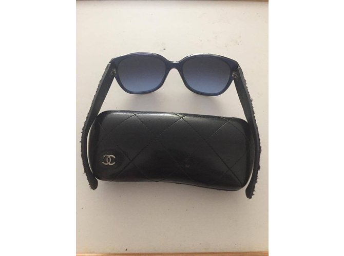 Chanel Occhiali da sole Blu navy - vista 4