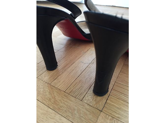 Décolleté Christian Louboutin in pelle nera 38FR - vista 6