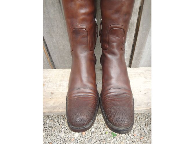 Botas Jil Sander de piel marrón Talla 38 Castaño - vista 4