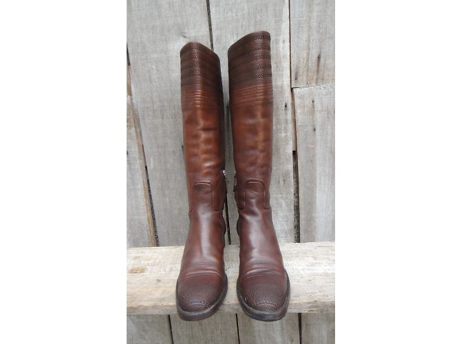 Botas Jil Sander de piel marrón Talla 38 Castaño - vista 5