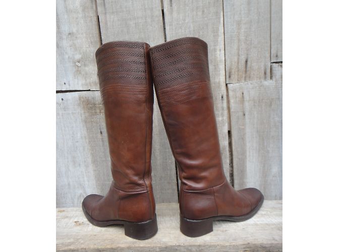 Botas Jil Sander de piel marrón Talla 38 Castaño - vista 6