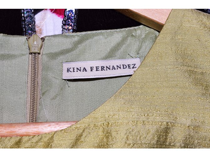 Autre Marque KINA FERNANDEZ Kleider Grün - Ansicht 5