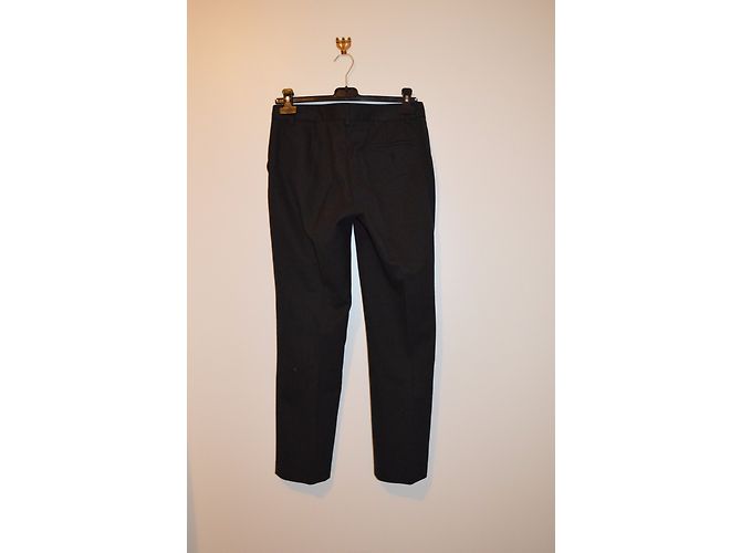 Henry Cotton's Wollmischung Hose Grau Schwarz - Ansicht 4