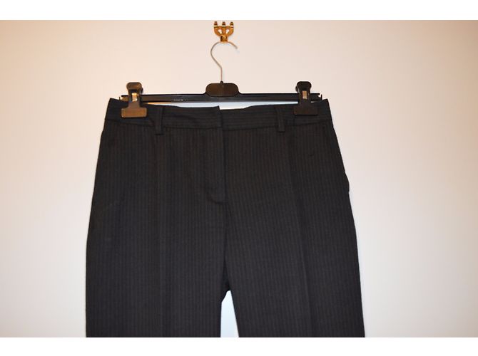 Henry Cotton's Wollmischung Hose Grau Schwarz - Ansicht 5