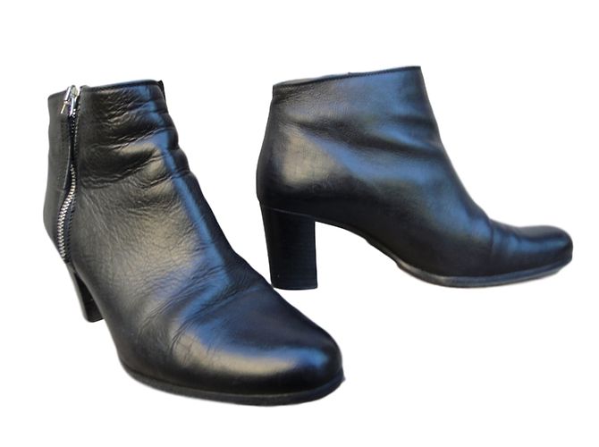 Stivaletti Heschung Erin in pelle nera Nero - vista 2