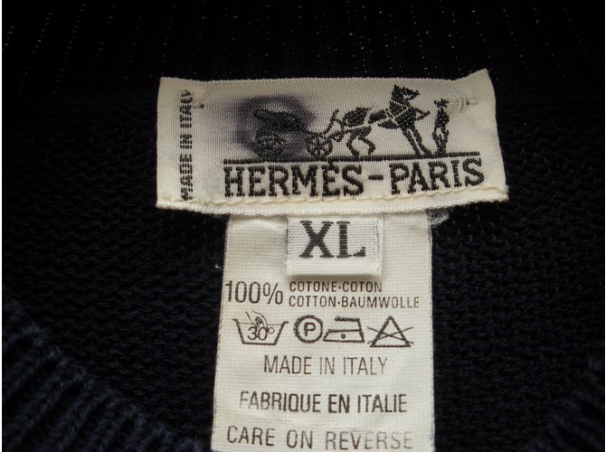 Hermès Prendas de punto Azul marino - vista 4