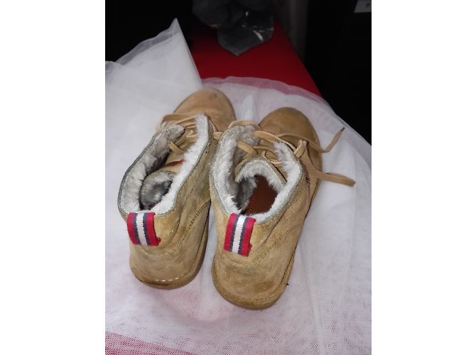Botas Pepe Jeans de camurça e pele de cervo Caramel Caramelo - vista 4
