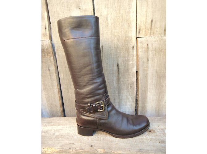 Prada Lederstiefel Braun - Ansicht 4