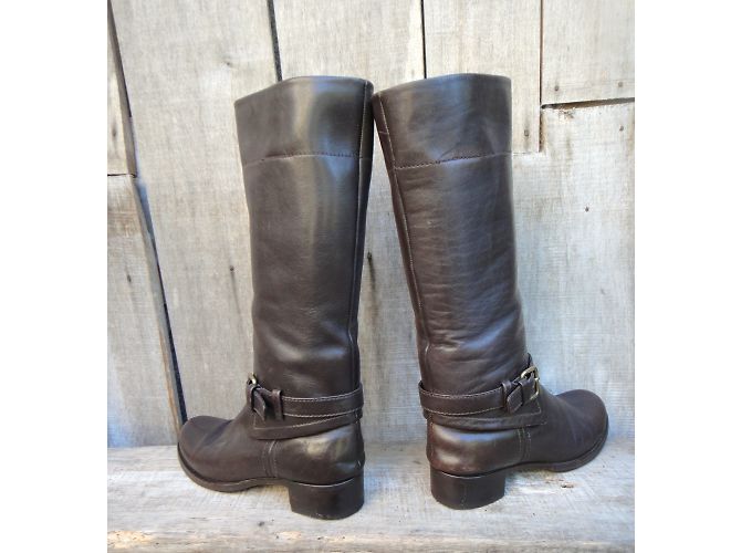 Prada Lederstiefel Braun - Ansicht 8