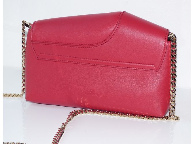 Bolso bandolera mini Elie Saab rojo piel Roja - vista 12