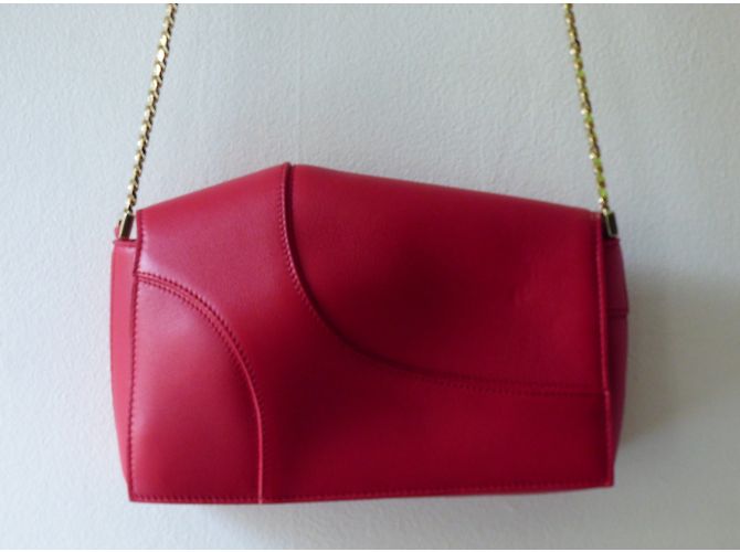 Bolso bandolera mini Elie Saab rojo piel Roja - vista 15