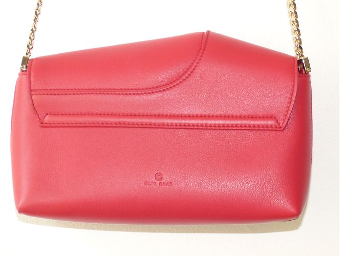 Bolso bandolera mini Elie Saab rojo piel Roja - vista 19