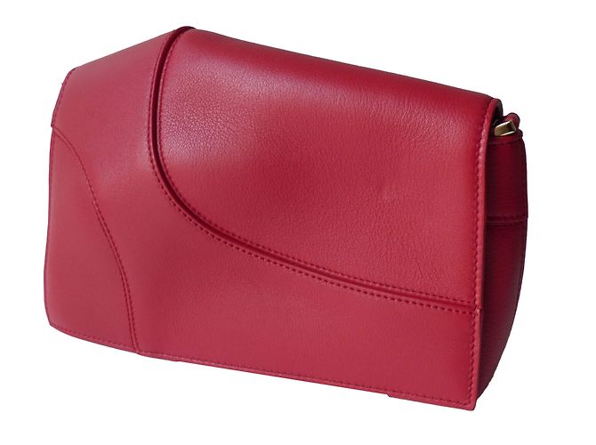 Bolso bandolera mini Elie Saab rojo piel Roja - vista 2