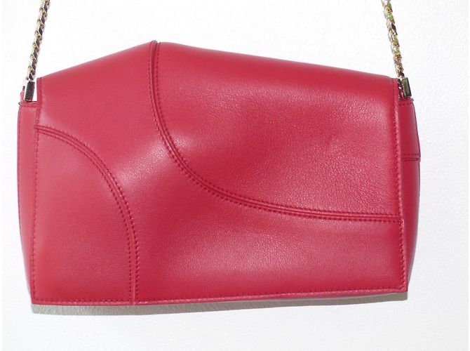 Bolso bandolera mini Elie Saab rojo piel Roja - vista 21