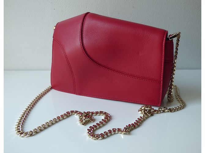 Bolso bandolera mini Elie Saab rojo piel Roja - vista 4