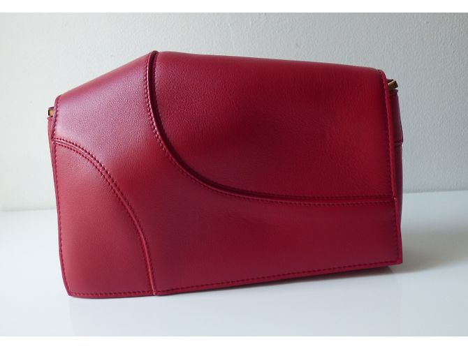 Bolso bandolera mini Elie Saab rojo piel Roja - vista 5