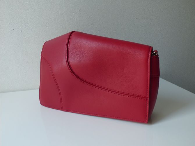 Bolso bandolera mini Elie Saab rojo piel Roja - vista 6