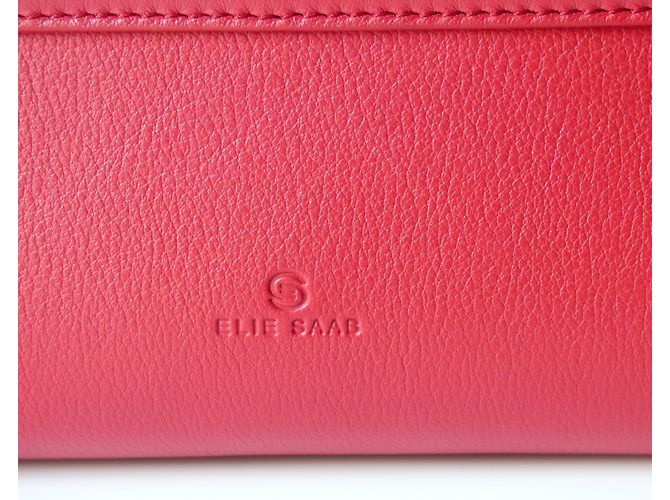 Bolso bandolera mini Elie Saab rojo piel Roja - vista 9