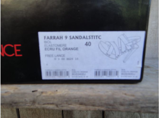 Sandali Free Lance Farrah 7 Sandalstitc in pelle Eggshell Bianco sporco - vista 7