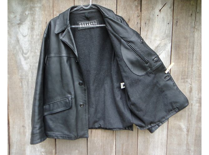 Fratelli Rosseti Fratelli Rossetti Lederjacke Schwarz - Ansicht 8