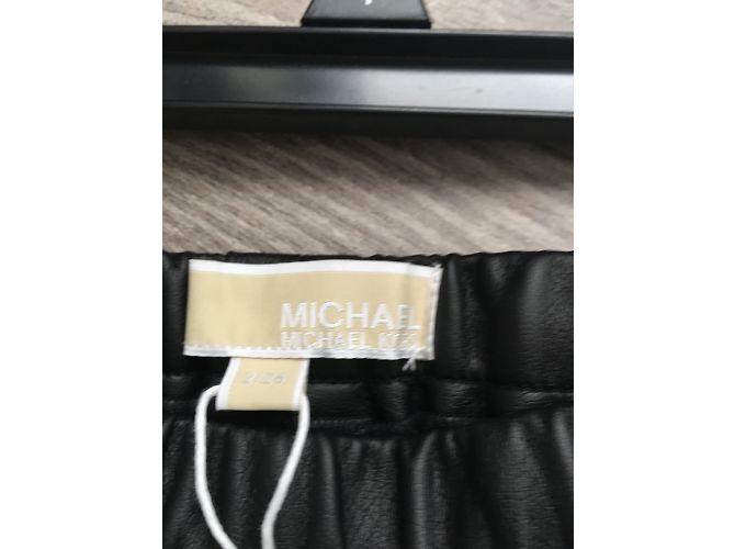 Leggings Michael Kors Negros de Viscosa - vista 3