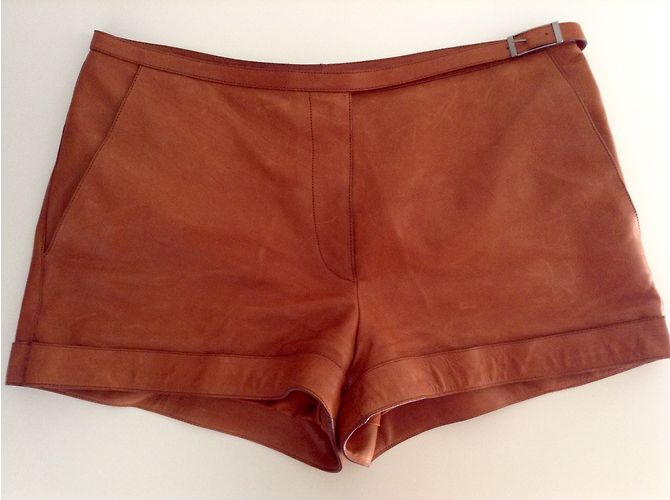 Hermès Pantaloncini Marrone - vista 3